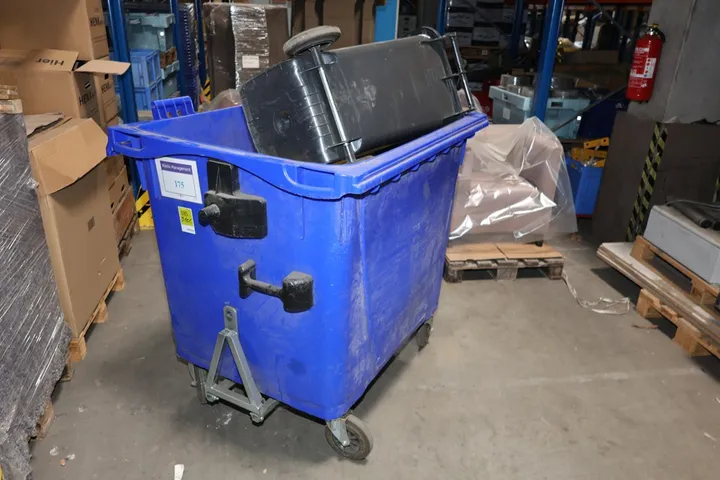 2 x Mülltonne 1 x Wanne
